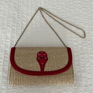 LK Bennett Woven Straw clutch or Crossbody